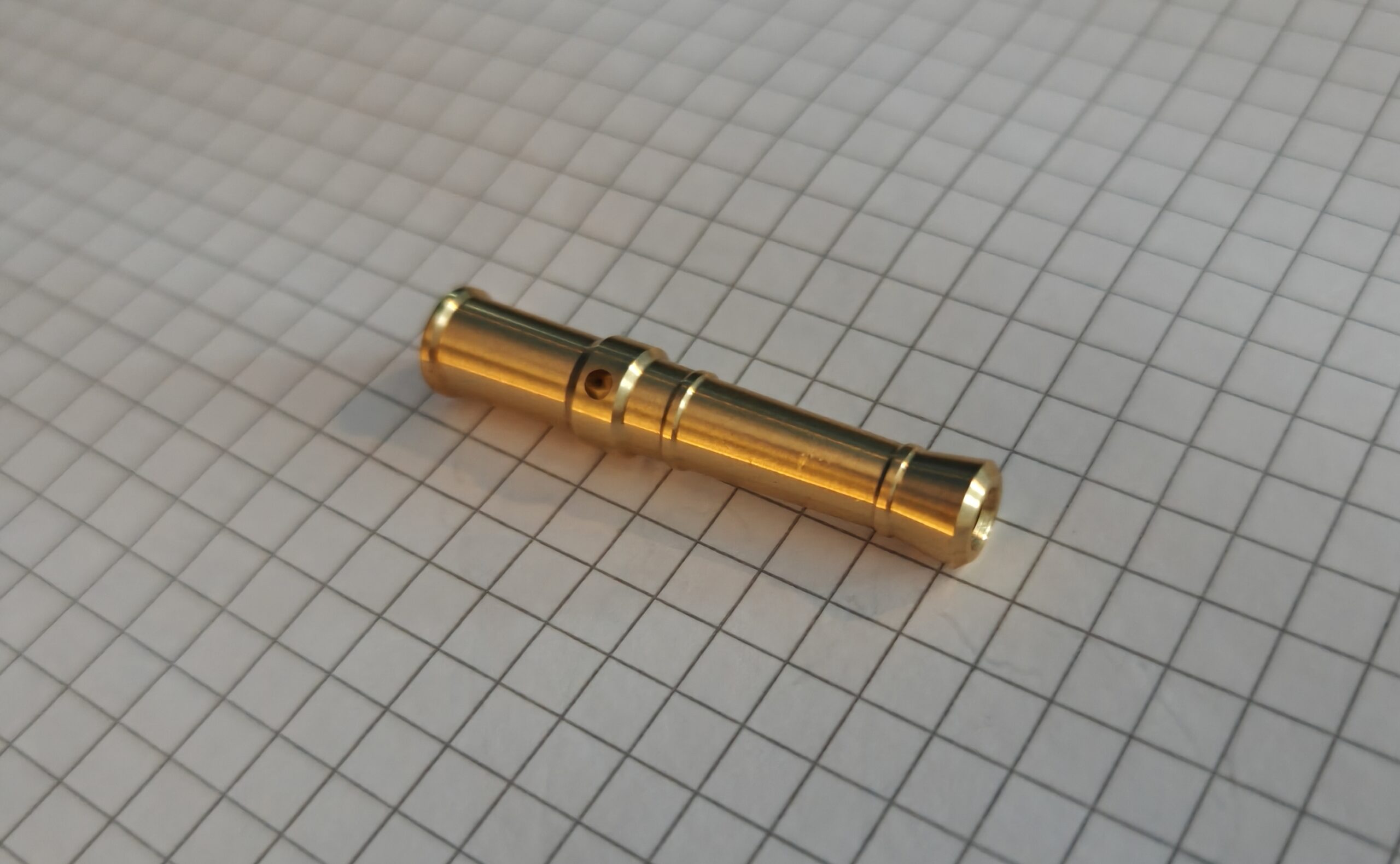 CNC gedraaide messing miniatuur kanon